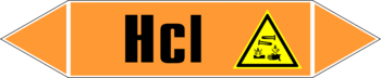 Маркировка трубопровода "hcl" (k11, пленка, 358х74 мм)" - Маркировка трубопроводов - Маркировки трубопроводов "КИСЛОТА" - Магазин охраны труда ИЗО Стиль